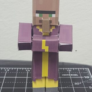 minecraft casa de aldeano papercraft